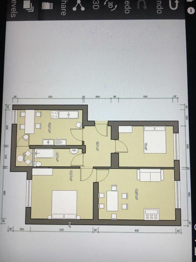 Ferienwohnung In Erfurt Mit Kleinem Balkon, 2 Schlafzimmer Exteriör bild